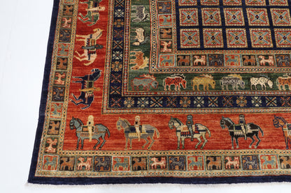 273 x 360 cm | Pazyryk Afghan Veg Dye Wool carpet