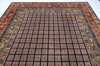 273 x 360 cm | Pazyryk Afghan Veg Dye Wool carpet