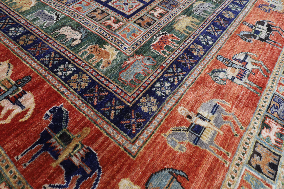 273 x 360 cm | Pazyryk Afghan Veg Dye Wool carpet