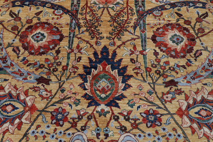 272 x 362 cm | Sickle Leaf Afghan Veg Dye Wool carpet