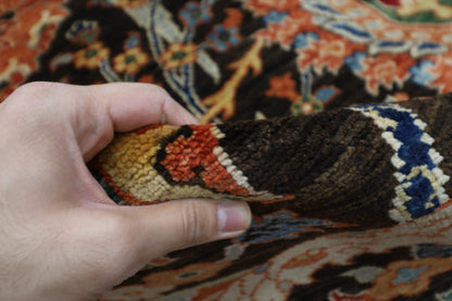 250 x 306 cm | Oriental Bidjar brown Area Rug Afghan Hand Knotted veg Dye Wool Carpet