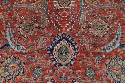 274 x 368 cm | Sickle Leaf Afghan Veg Dye Wool carpet