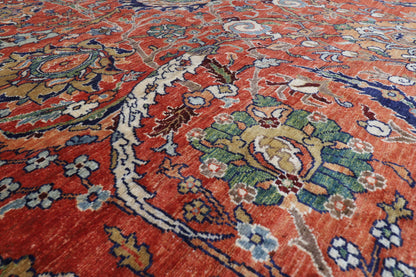 274 x 368 cm | Sickle Leaf Afghan Veg Dye Wool carpet