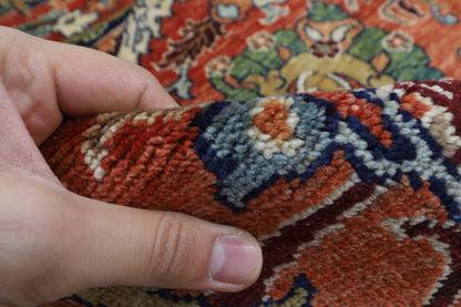 274 x 368 cm | Sickle Leaf Afghan Veg Dye Wool carpet