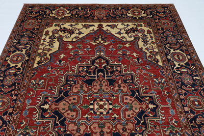 201 x 296 cm | Heriz Afghan Hand Knotted Carpet