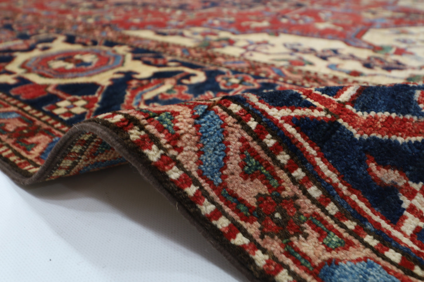 201 x 296 cm | Heriz Afghan Hand Knotted Carpet