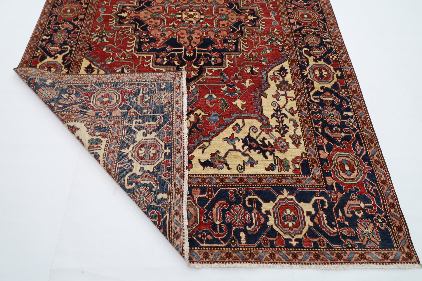 201 x 296 cm | Heriz Afghan Hand Knotted Carpet
