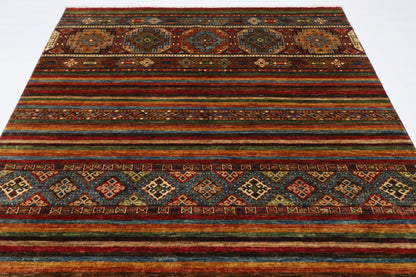 206 x 306 cm | Khorjun Afghan Hand Knotted Carpet