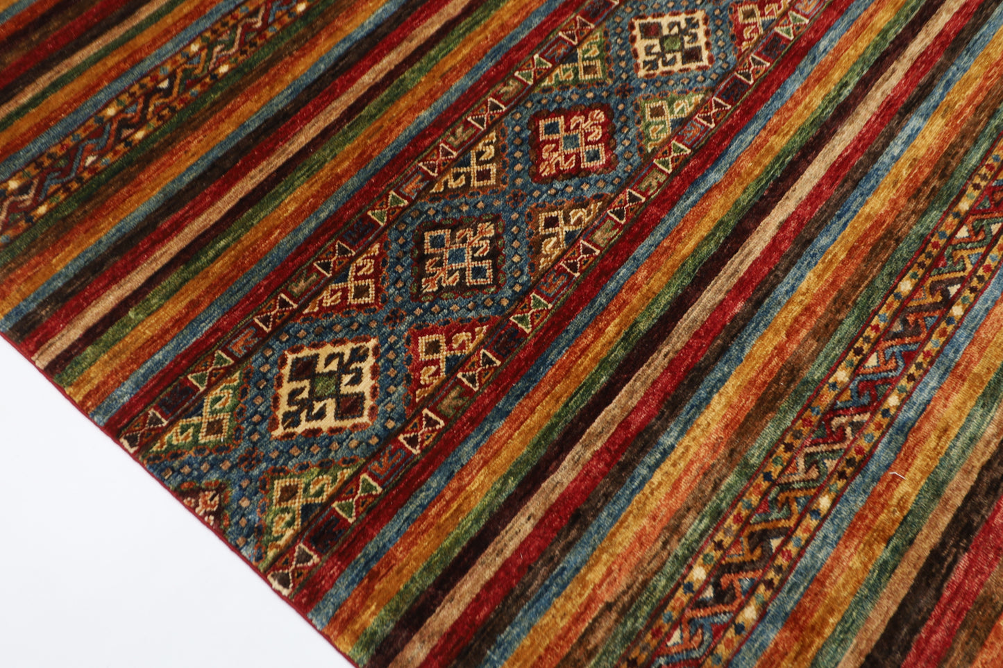 206 x 306 cm | Khorjun Afghan Hand Knotted Carpet