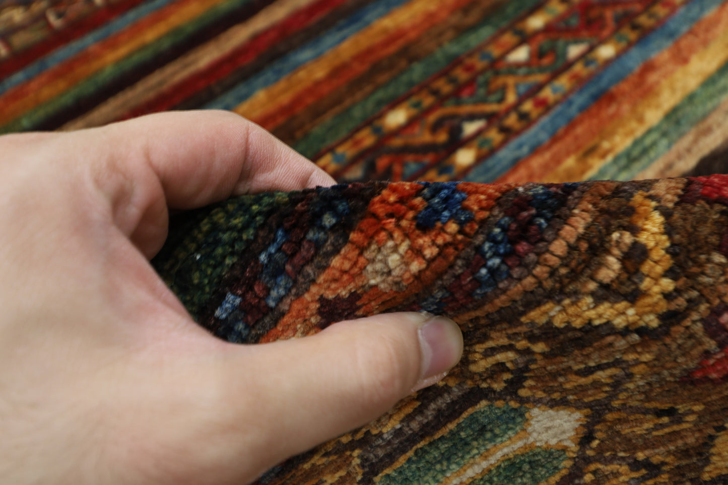 206 x 306 cm | Khorjun Afghan Hand Knotted Carpet