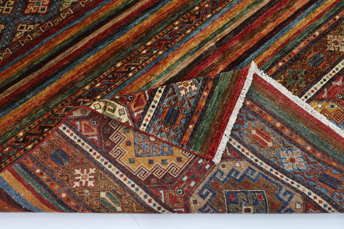 206 x 306 cm | Khorjun Afghan Hand Knotted Carpet