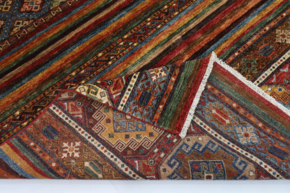 206 x 306 cm | Khorjun Afghan Hand Knotted Carpet
