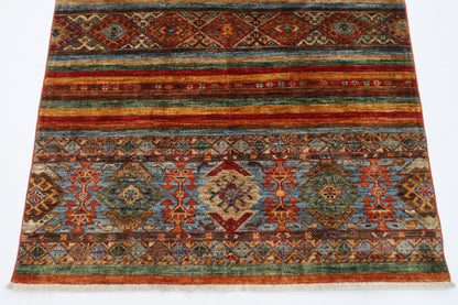130 x 175 cm | Khorjun Afghan Hand Knotted Carpet