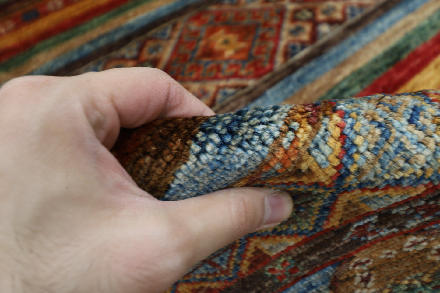 130 x 175 cm | Khorjun Afghan Hand Knotted Carpet