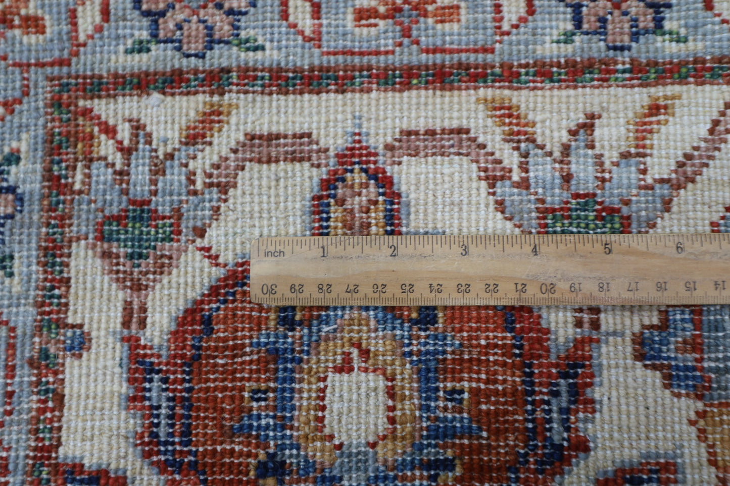 294 x 416 cm | Traditional Bidjar beige Area Rug Afghan Hand Knotted veg Dye Wool Carpet