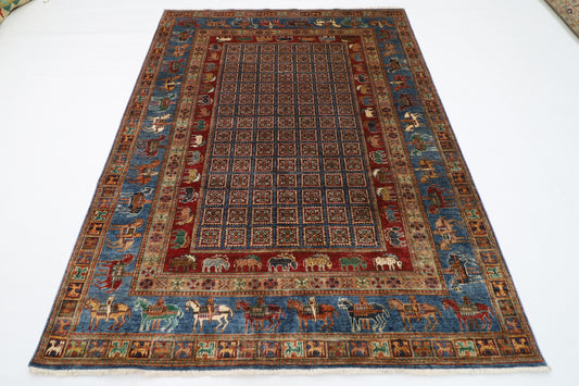 178 x 233 cm | Pazyryk Afghan Hand Knotted Carpet