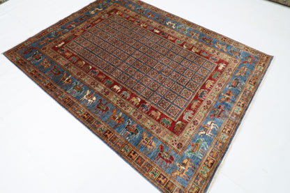 178 x 233 cm | Pazyryk Afghan Hand Knotted Carpet