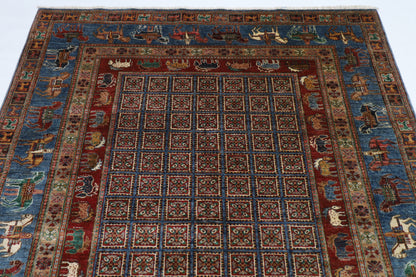 178 x 233 cm | Pazyryk Afghan Hand Knotted Carpet