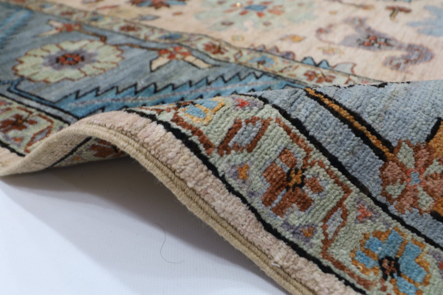 189 x 268 cm | Aryana Creamy Afghan Hand Knotted carpet