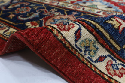 240x 239 cm | Traditional Floral Sqaure Area Rug Afghan Hand Knotted veg Dye Wool carpet