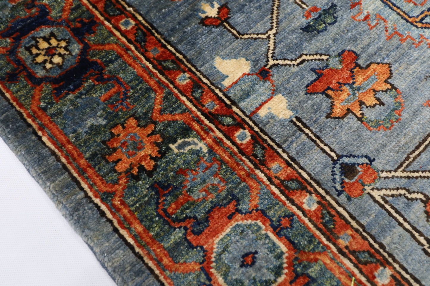 126 x 182 cm | Oriental Gray Area Rug Afghan Hand Knotted Veg Dye Wool carpet