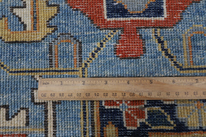 302x 420 cm | Traditional Floral Gray Area Rug Afghan Hand Knotted veg Dye Wool carpet