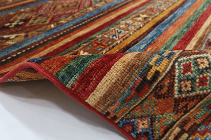 154 x 196 cm | Khorjun Afghan Hand Knotted Carpet