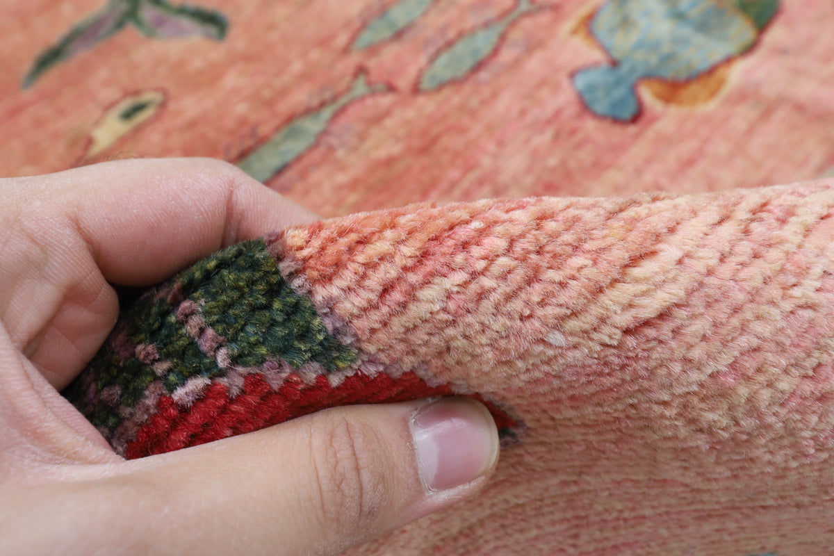 174 x 235 cm | Fish Party Afghan Veg Dye Wool carpet
