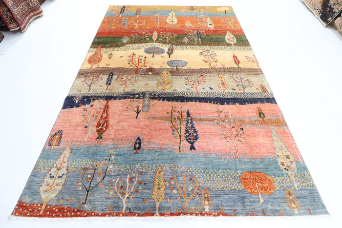 200 x 298 cm | Landscape Afghan Veg Dye Wool carpet