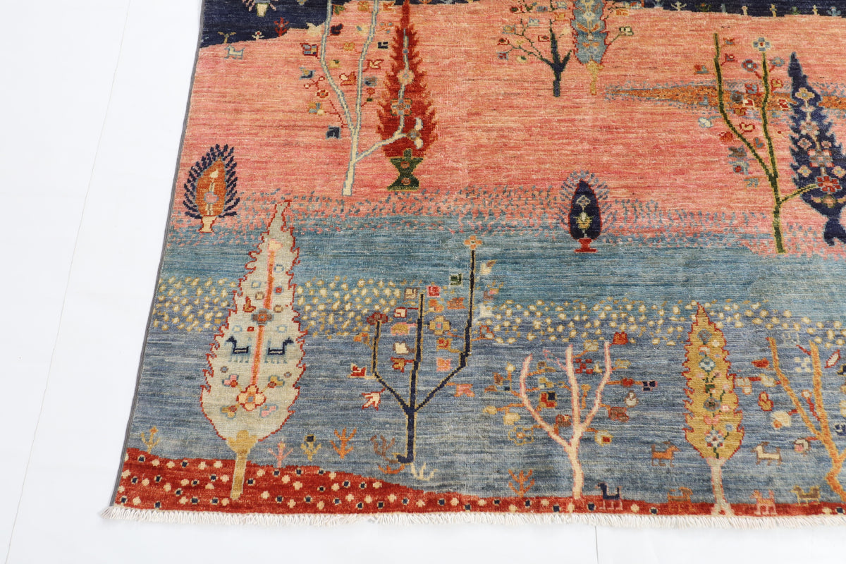 200 x 298 cm | Landscape Afghan Veg Dye Wool carpet
