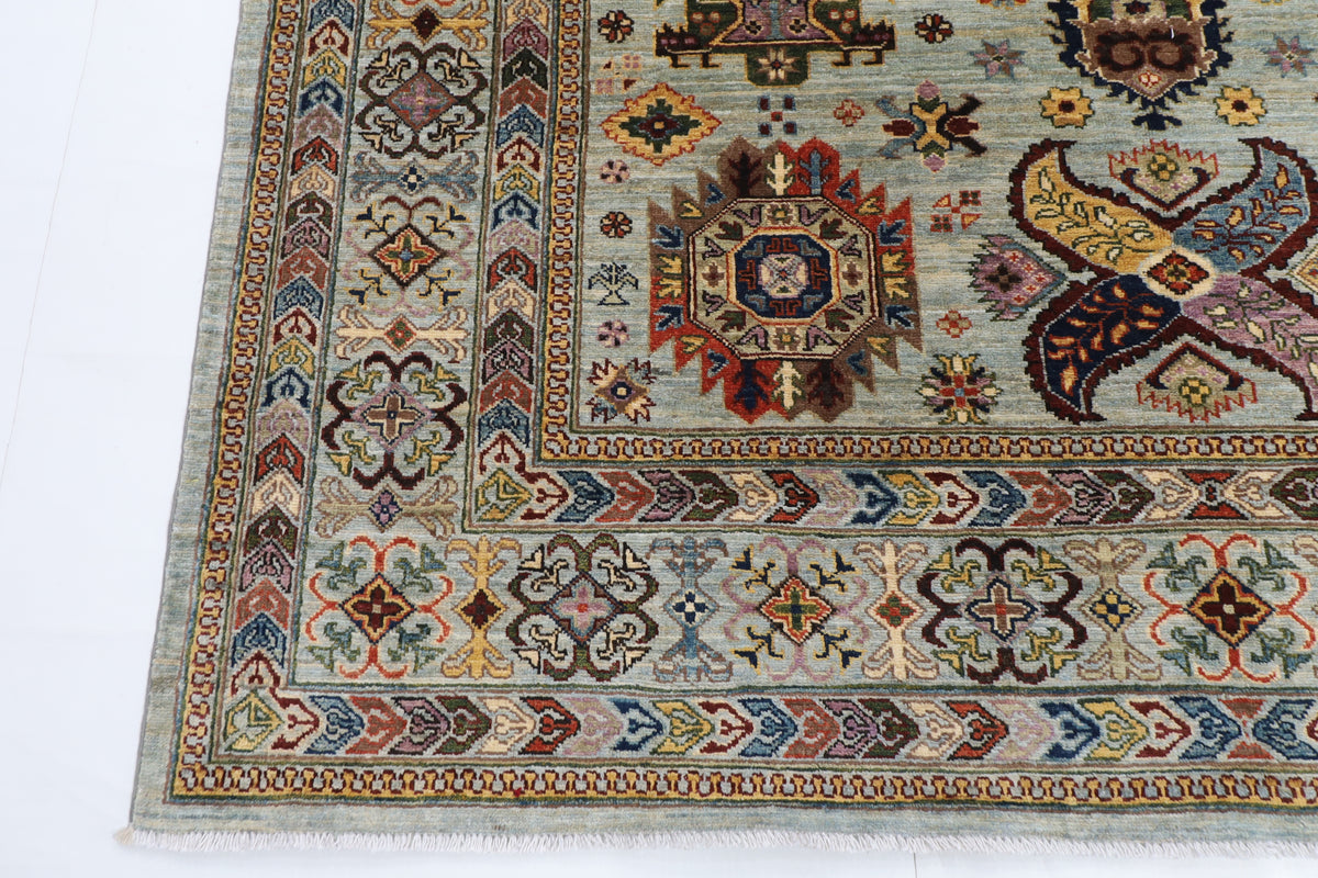 200 x 295 cm | Grey Afghan Veg Dye Wool carpet