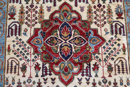 150 x 201 cm | Tribal Afghan Veg Dye Wool carpet