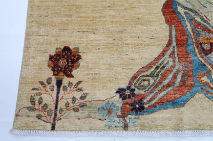152 x 204 cm | Tree Gabbeh Afghan Hand Knotted carpet