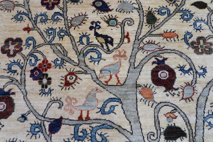 178 x 239 cm | Tree Gabbeh Afghan Hand Knotted carpet