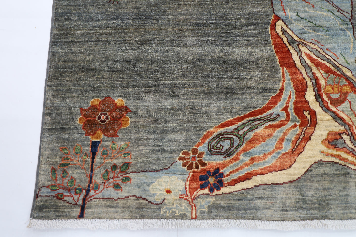 155 x 200 cm | Tree Gabbeh Afghan Hand Knotted carpet