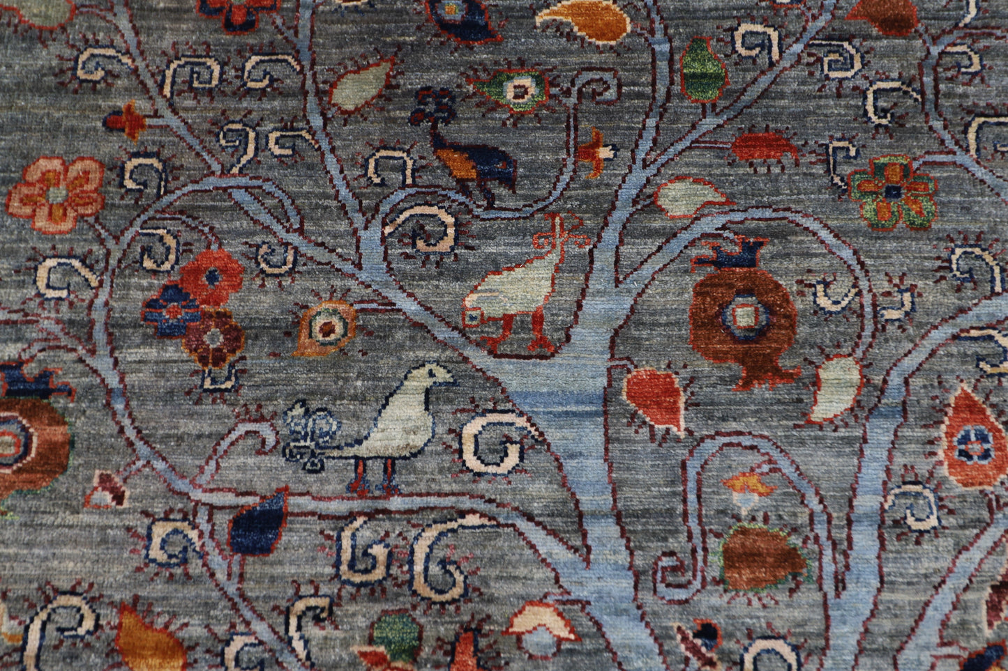 155 x 200 cm | Tree Gabbeh Afghan Hand Knotted carpet