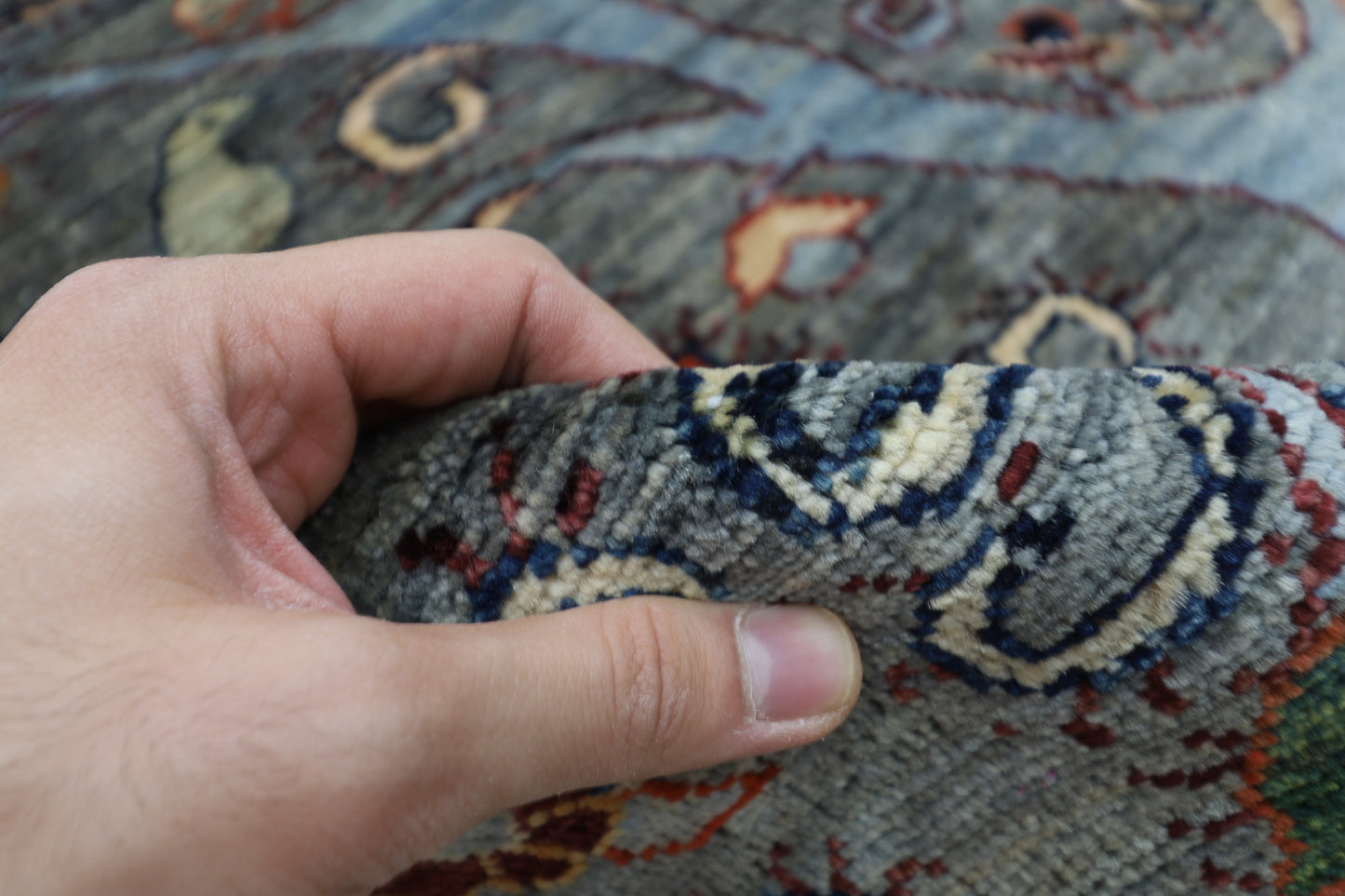 155 x 200 cm | Tree Gabbeh Afghan Hand Knotted carpet