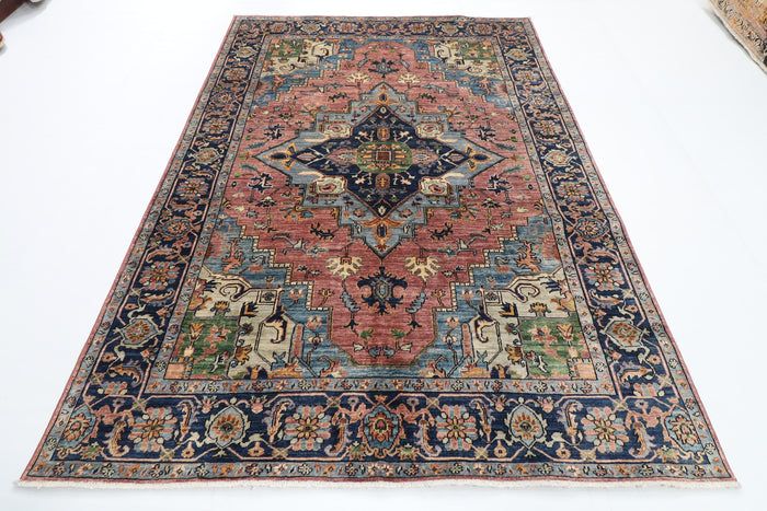 183 x 270 cm | Tribal Afghan Veg Dye Wool carpet