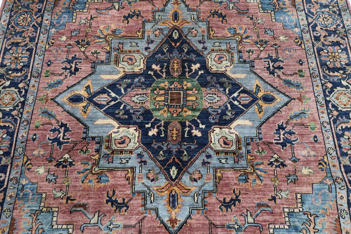 183 x 270 cm | Tribal Afghan Veg Dye Wool carpet