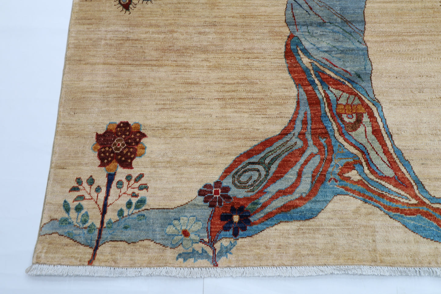 168 x 243 cm | Tree Gabbeh Afghan Hand Knotted carpet