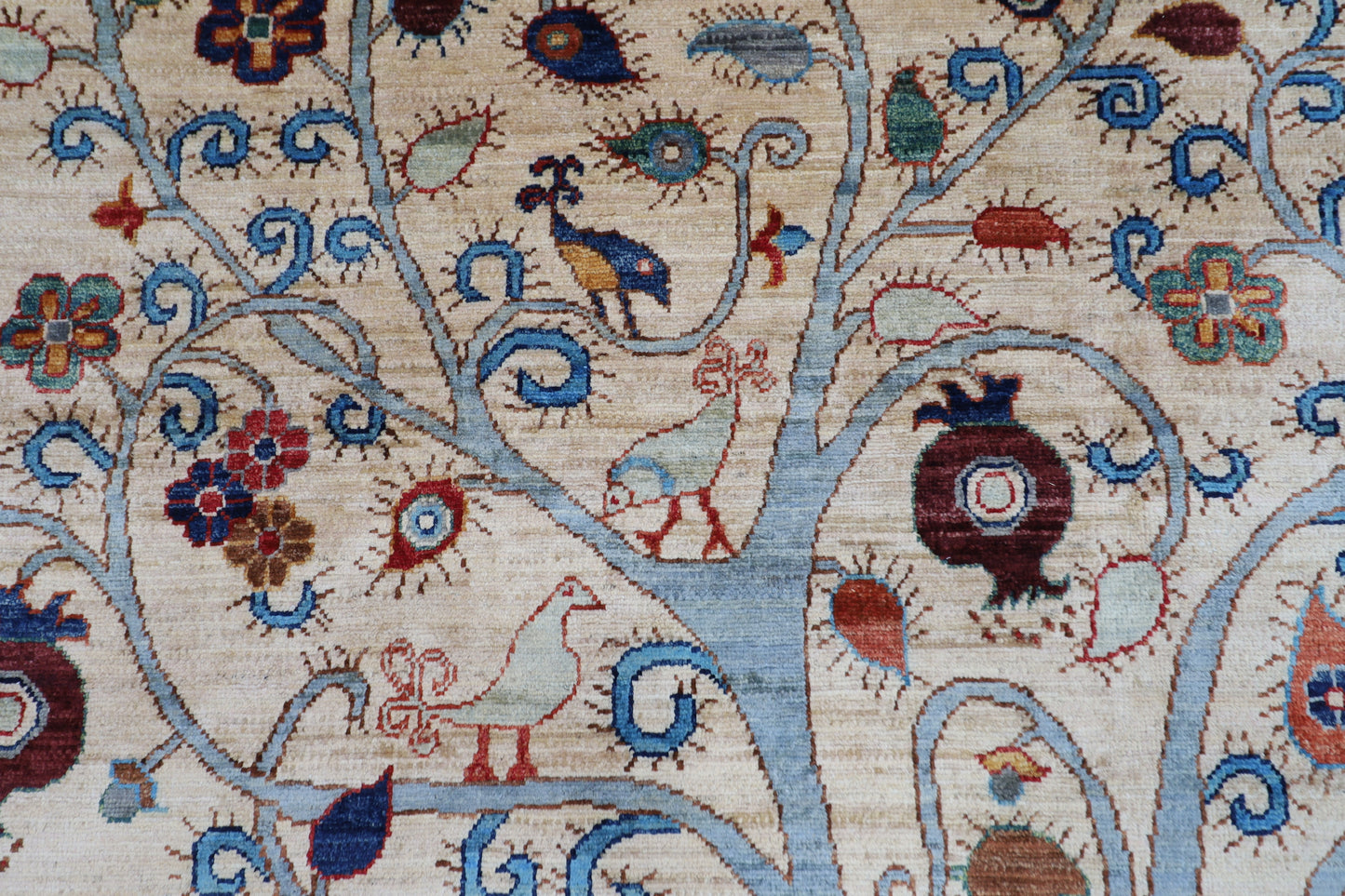 168 x 243 cm | Tree Gabbeh Afghan Hand Knotted carpet