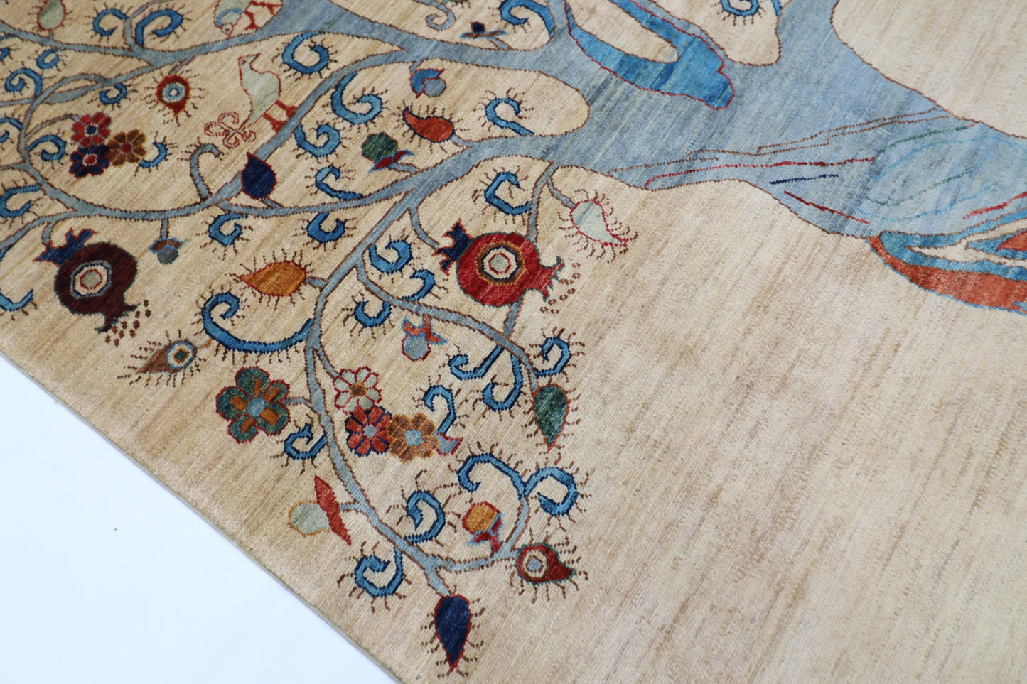 168 x 243 cm | Tree Gabbeh Afghan Hand Knotted carpet