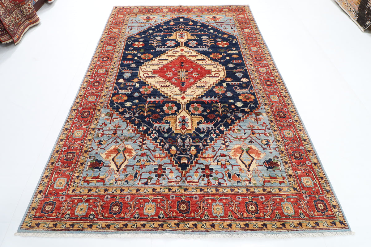 197 x 290 cm | Tribal Afghan Veg Dye Wool carpet