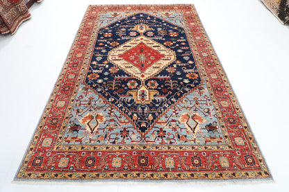 197 x 290 cm | Tribal Afghan Veg Dye Wool carpet
