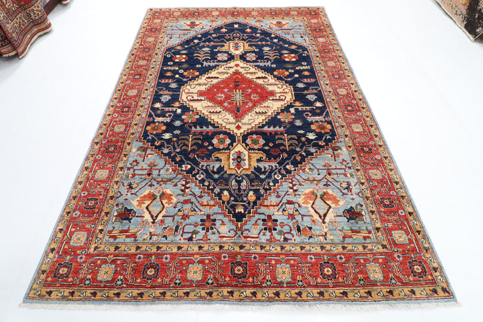 197 x 290 cm | Tribal Afghan Veg Dye Wool carpet