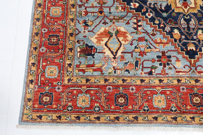 197 x 290 cm | Tribal Afghan Veg Dye Wool carpet