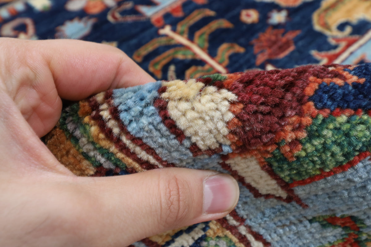 197 x 290 cm | Tribal Afghan Veg Dye Wool carpet