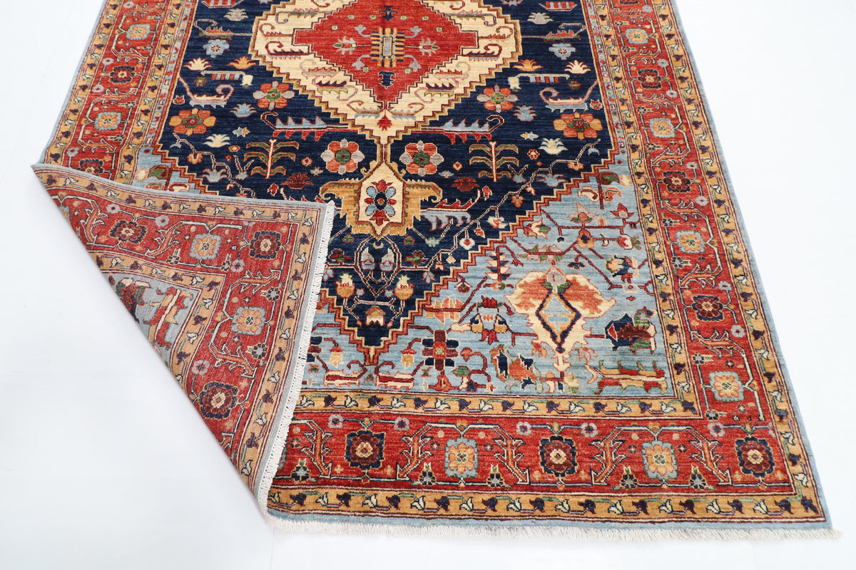197 x 290 cm | Tribal Afghan Veg Dye Wool carpet