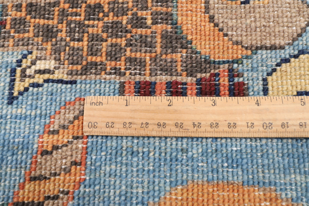 149 x 235 cm | Fish Party Afghan Veg Dye Wool carpet