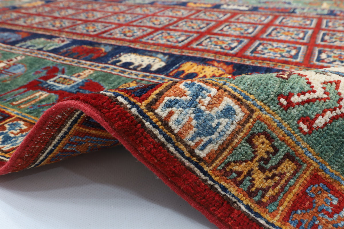 119 x 177 cm | Pazyryk Afghan Veg Dye Wool carpet
